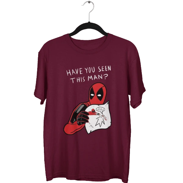 Have You Seen This Man Deadpool Unisex Oversized T-Shirt