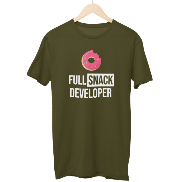 Full Snack Devloper Regular Unisex T-Shirt