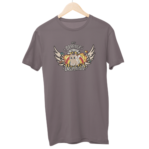 In My Defense I Was Left Unsupervised Regular Unisex T-Shirt
