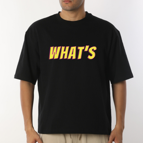 Whats Up Unisex Oversized T-Shirt