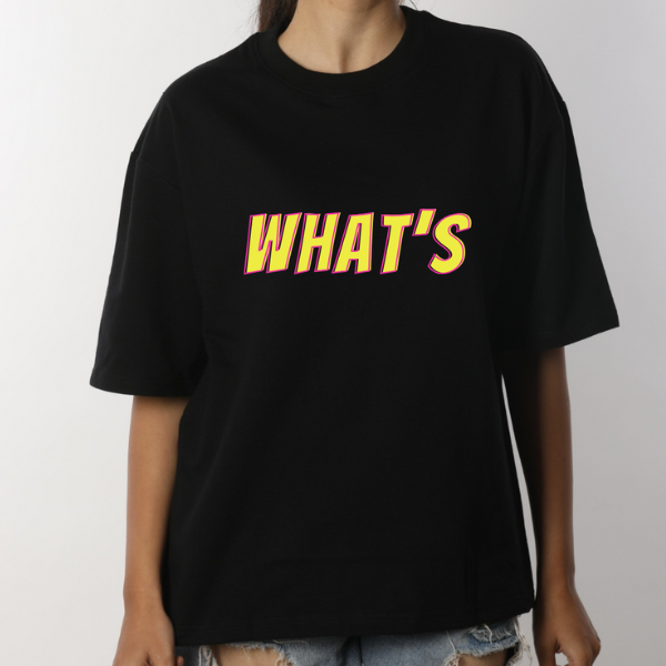 Whats Up Unisex Oversized T-Shirt