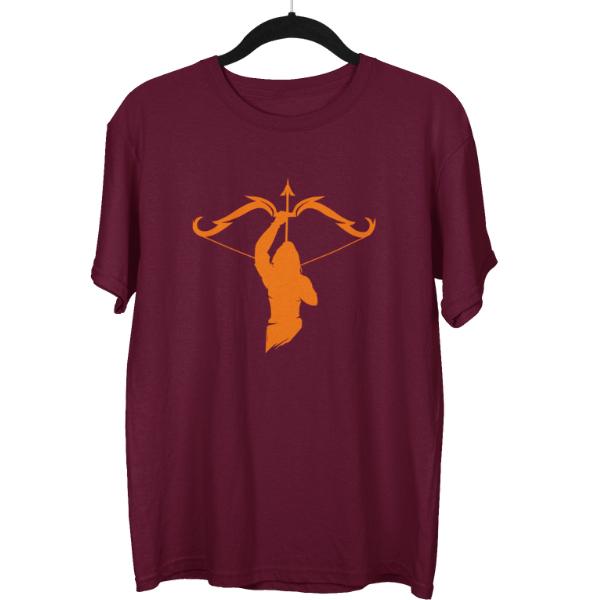 Jai Shree Ram Up Arrow Unisex Oversized T-Shirt