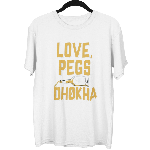 Love Pegs Aur Dhokha Unisex Oversized T-Shirt