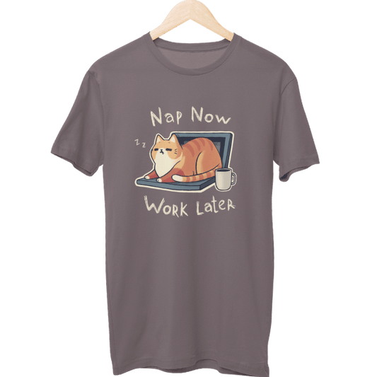 Nap Now Work Later T-Shirt