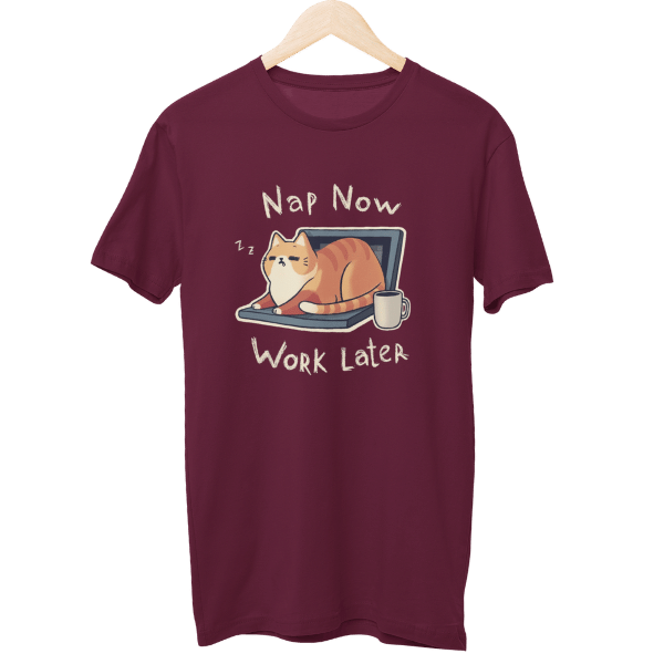 Nap Now Work Later T-Shirt