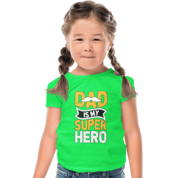 Dad Is My Super Hero Unisex Kids T-Shirt