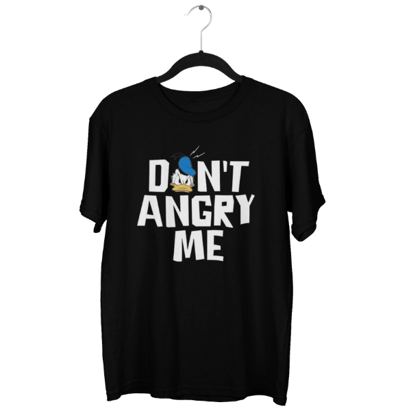 Dont Angry Me Cartoon Unisex Oversized T-Shirt