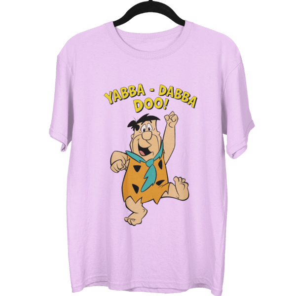 Flintstone Yabba Dabba Doo Cartoon Unisex Oversized T-Shirt