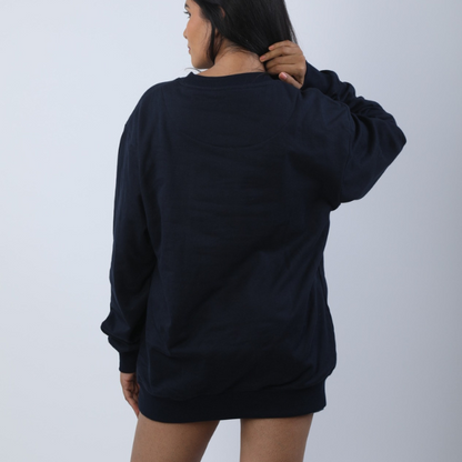 Solid Midnight Blue Unisex Sweatshirt