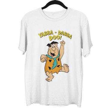 Flintstone Yabba Dabba Doo Cartoon Unisex Oversized T-Shirt