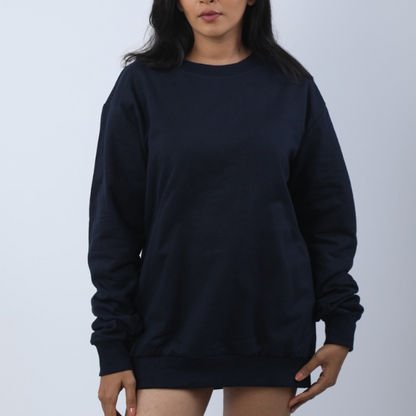 Solid Midnight Blue Unisex Sweatshirt