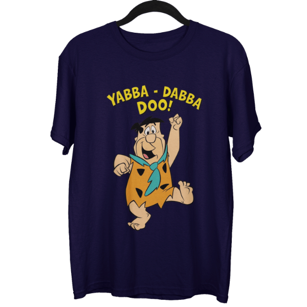 Flintstone Yabba Dabba Doo Cartoon Unisex Oversized T-Shirt