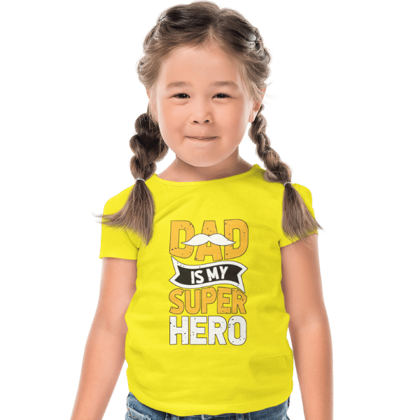 Dad Is My Super Hero Unisex Kids T-Shirt