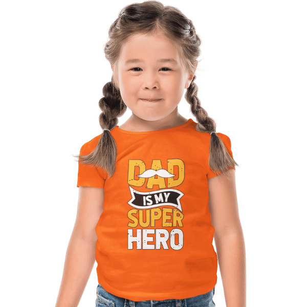 Dad Is My Super Hero Unisex Kids T-Shirt