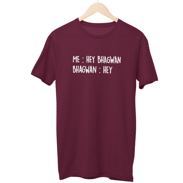 Hey Bhagwan Regular Unisex T-Shirt