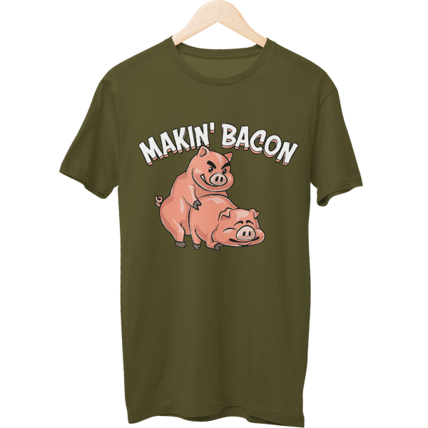 Making Bacon Food Unisex T-Shirt