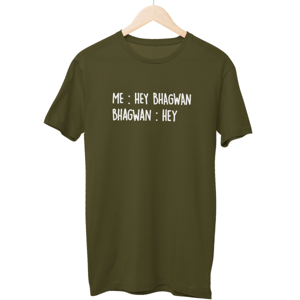 Hey Bhagwan Regular Unisex T-Shirt