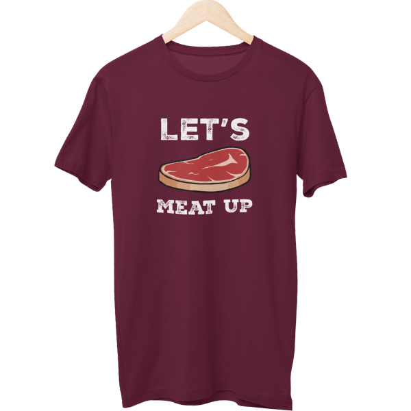 Lets Meat Up Food Unisex T-Shirt