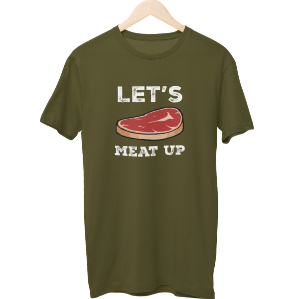 Lets Meat Up Food Unisex T-Shirt