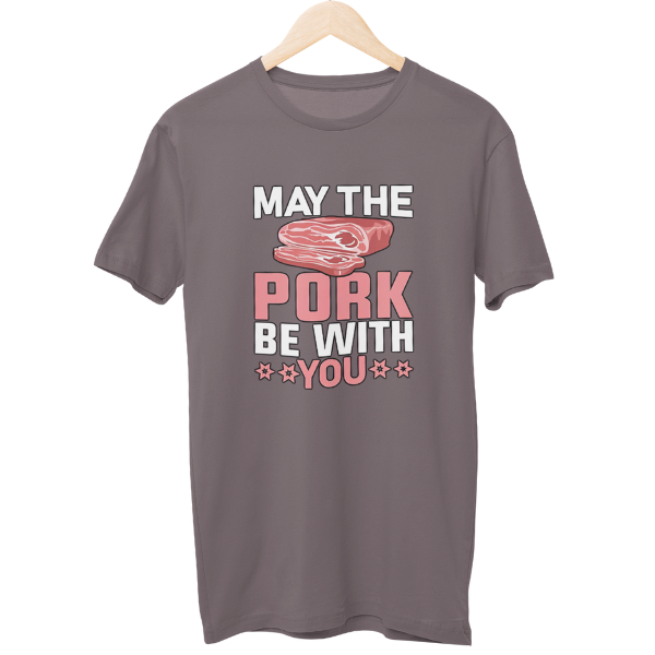 May The Pork Be With You Food Unisex T-Shirt