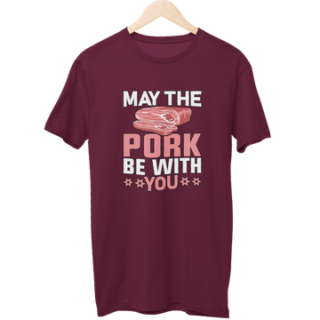 May The Pork Be With You Food Unisex T-Shirt