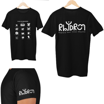 Rhydrum Types Of Drummers Unisex Regular T-Shirt