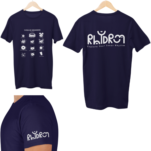 Rhydrum Types Of Drummers Unisex Regular T-Shirt