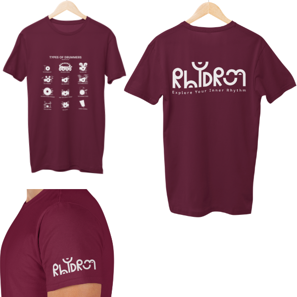 Rhydrum Types Of Drummers Unisex Regular T-Shirt