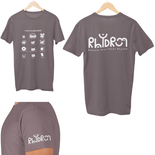Rhydrum Types Of Drummers Unisex Regular T-Shirt