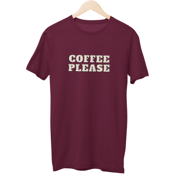 Coffee Please Gym Unisex T-Shirt