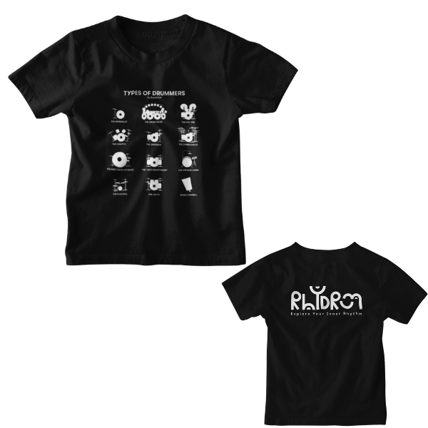 Types Of Drummers Unisex Kids T-Shirt