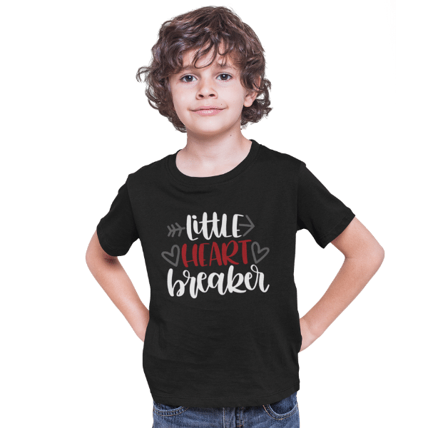 Little Heart Breaker Unisex Kids T-Shirt