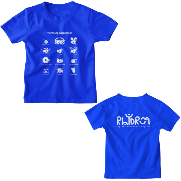 Types Of Drummers Unisex Kids T-Shirt