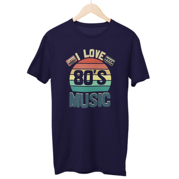 I Love 80's Music Regular Unisex T-Shirt