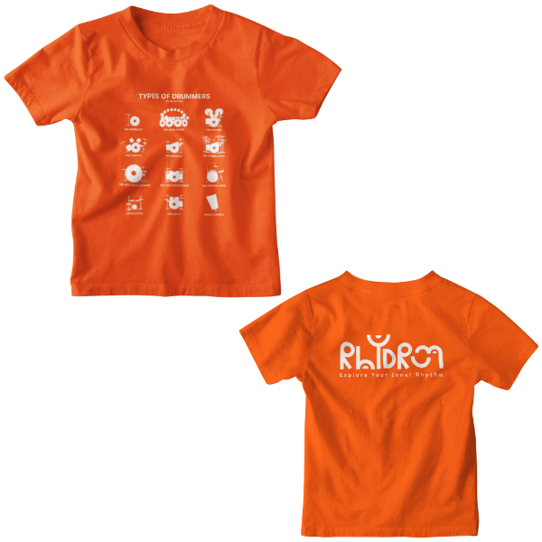 Types Of Drummers Unisex Kids T-Shirt