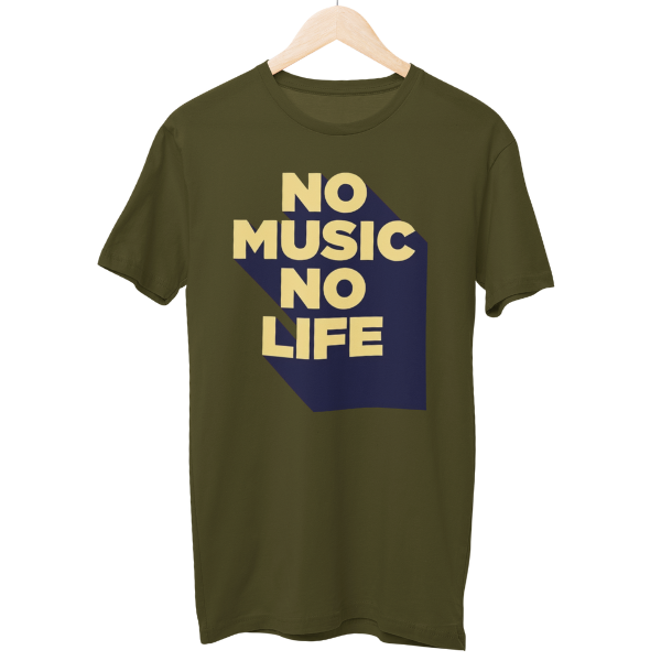 No Music No Life Regular Unisex T-Shirt