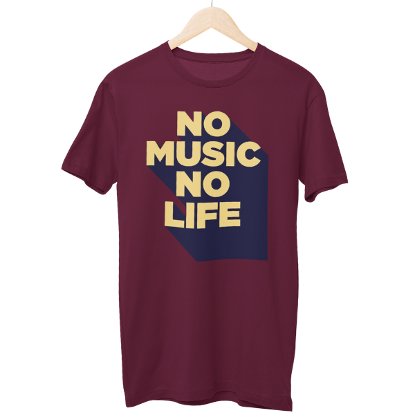 No Music No Life Regular Unisex T-Shirt