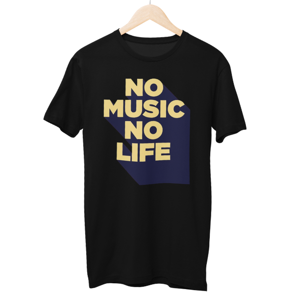 No Music No Life Regular Unisex T-Shirt