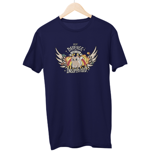 In My Defense I Was Left Unsupervised Regular Unisex T-Shirt