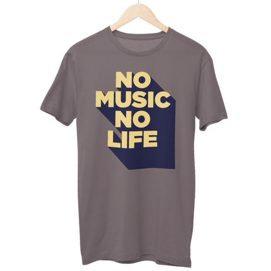 No Music No Life Regular Unisex T-Shirt