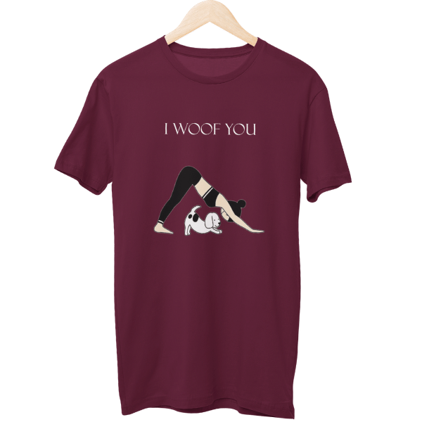 I Woof You Yoga And Pet Unisex T-Shirt