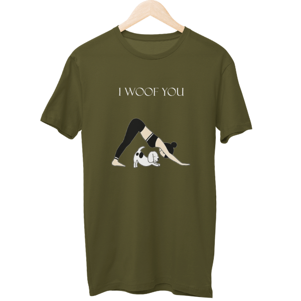 I Woof You Yoga And Pet Unisex T-Shirt