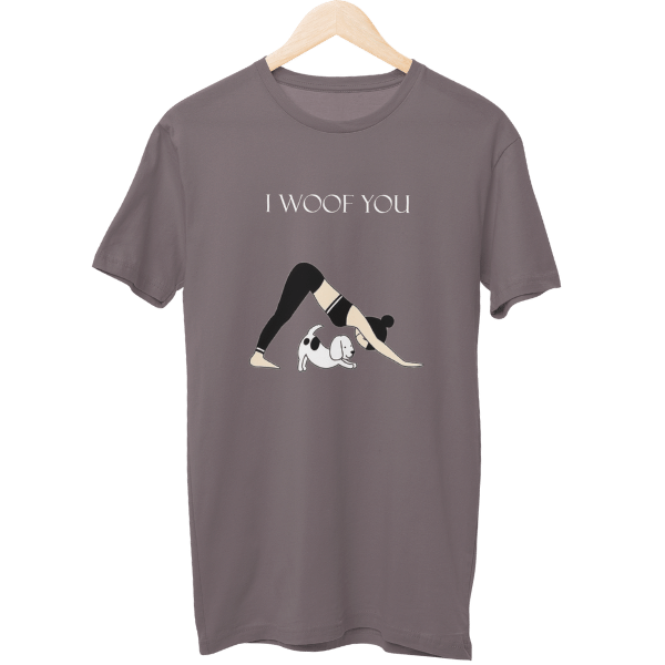 I Woof You Yoga And Pet Unisex T-Shirt