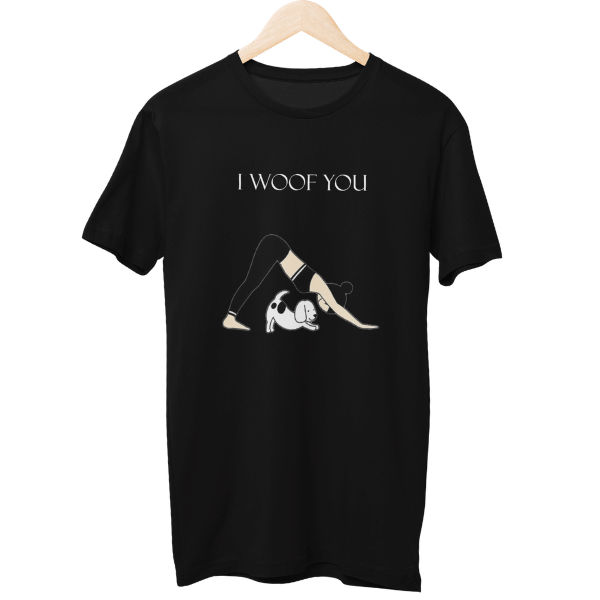 I Woof You Yoga And Pet Unisex T-Shirt