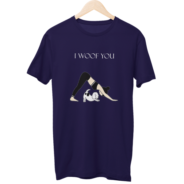 I Woof You Yoga And Pet Unisex T-Shirt