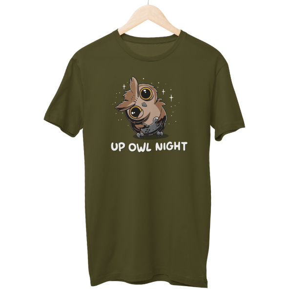 Up Owl Night Regular Unisex T-Shirt