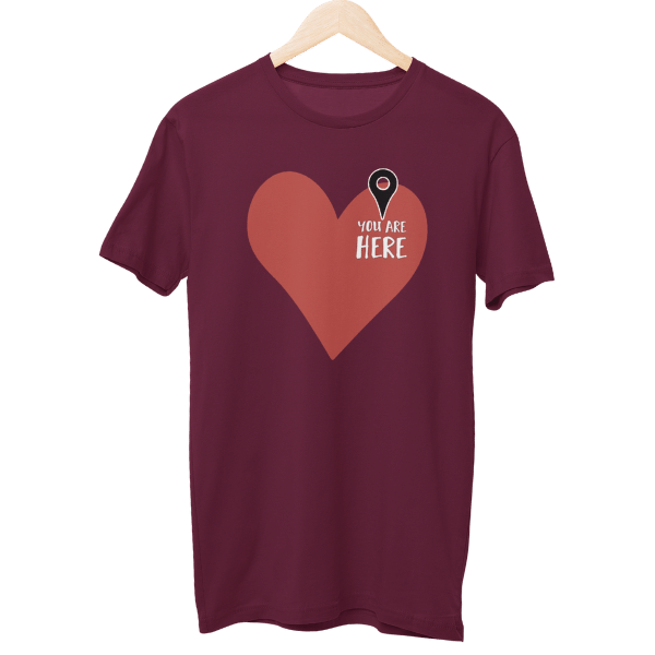 Wish You Were Here Heart Unisex T-Shirt