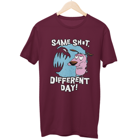 Same Shit Different Day  Cartoon Regular Unisex T-Shirt