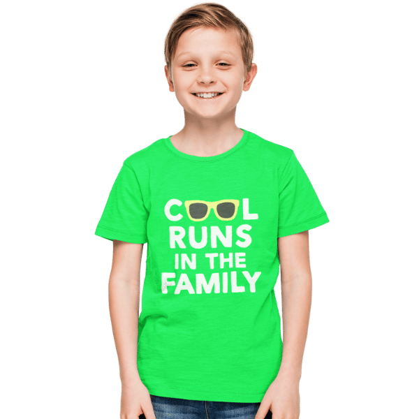 Cool Runs In The Family Unisex Kids T-Shirt