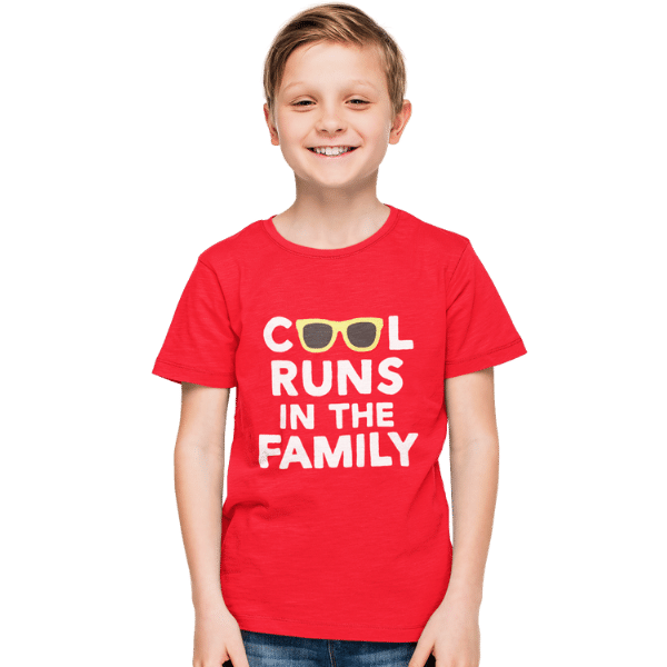 Cool Runs In The Family Unisex Kids T-Shirt